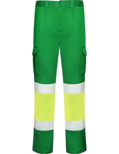 Trousers Daily Stretch Hi-Viz – Grün / Gelb