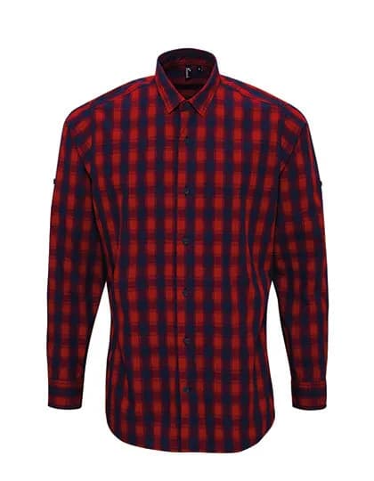 Men’s Mulligan Check Cotton Long Sleeve Shirt