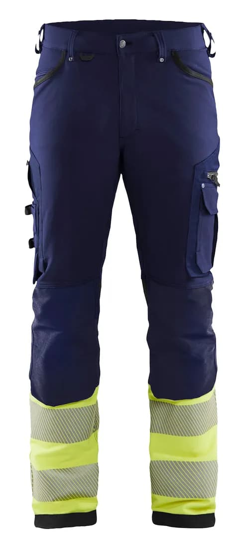High Vis Arbeitshose 4-Wege-Stretch ohne Werkzeugtaschen