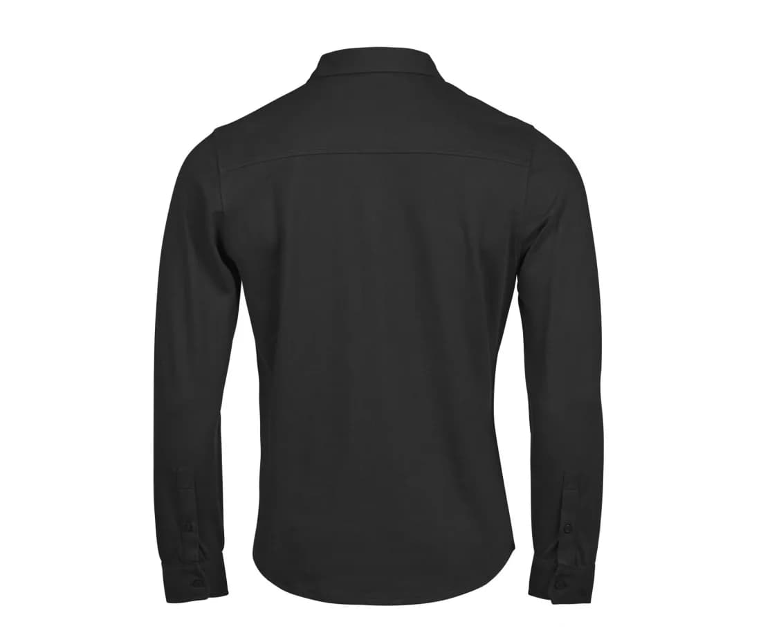Luxury Stretch Shirt – Noir – vue de dos