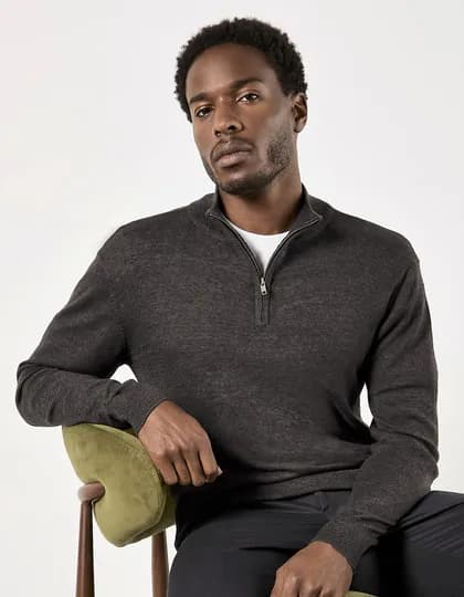 Regular Fit Arundel 1/4 Zip Sweater
