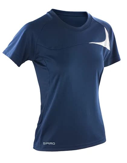 Women’s Dash Training Shirt – Marine / Weiss