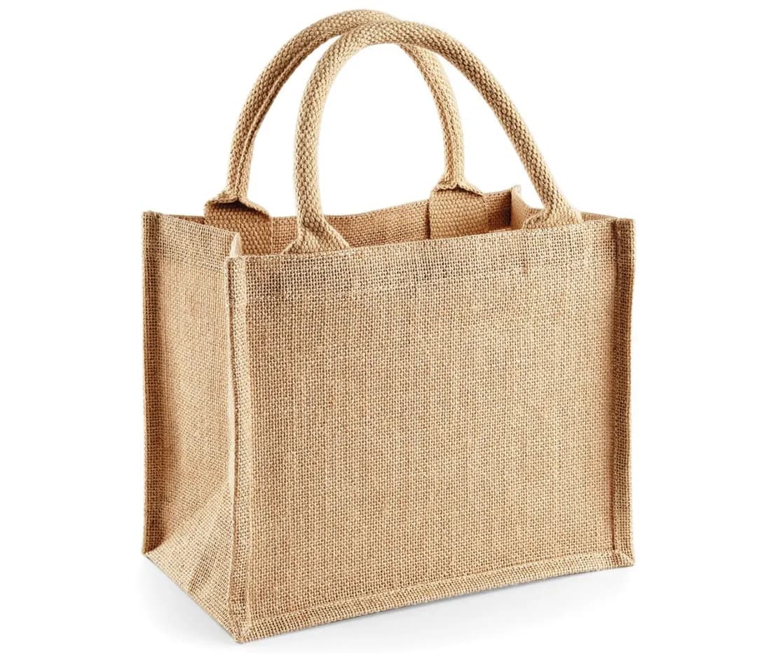 Mini sac cadeau en jute