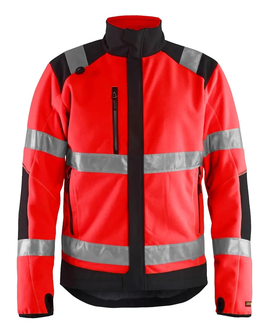 High Vis Fleecejacke winddicht