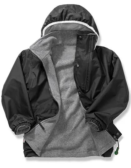 Junior Stormdri 6000 Recycled Coat – Schwarz / Grau