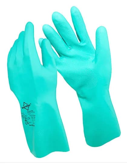 Nitrile Gloves Velourised Ankara – Grün