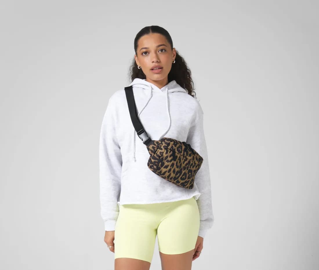 Leopard Print Cross Body Bag