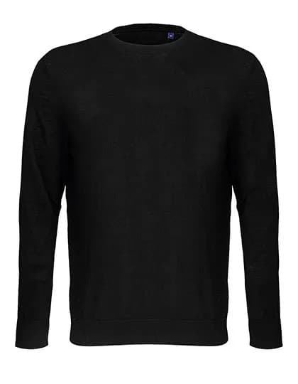 Men’s Round-Neck Sweater Stuart – Schwarz