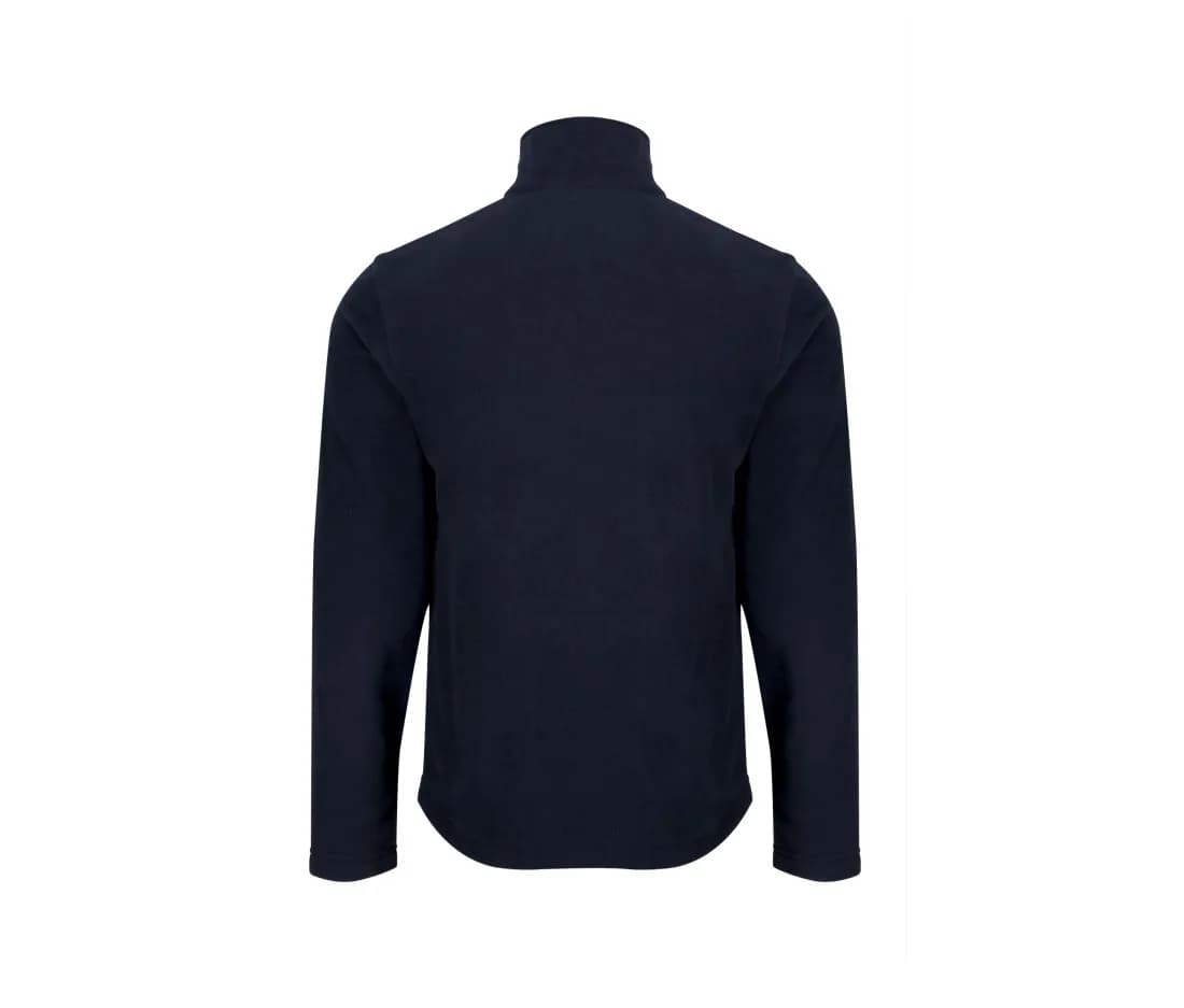 Recycelte Fleecejacke «Honestly Made» – Marine – Rückansicht