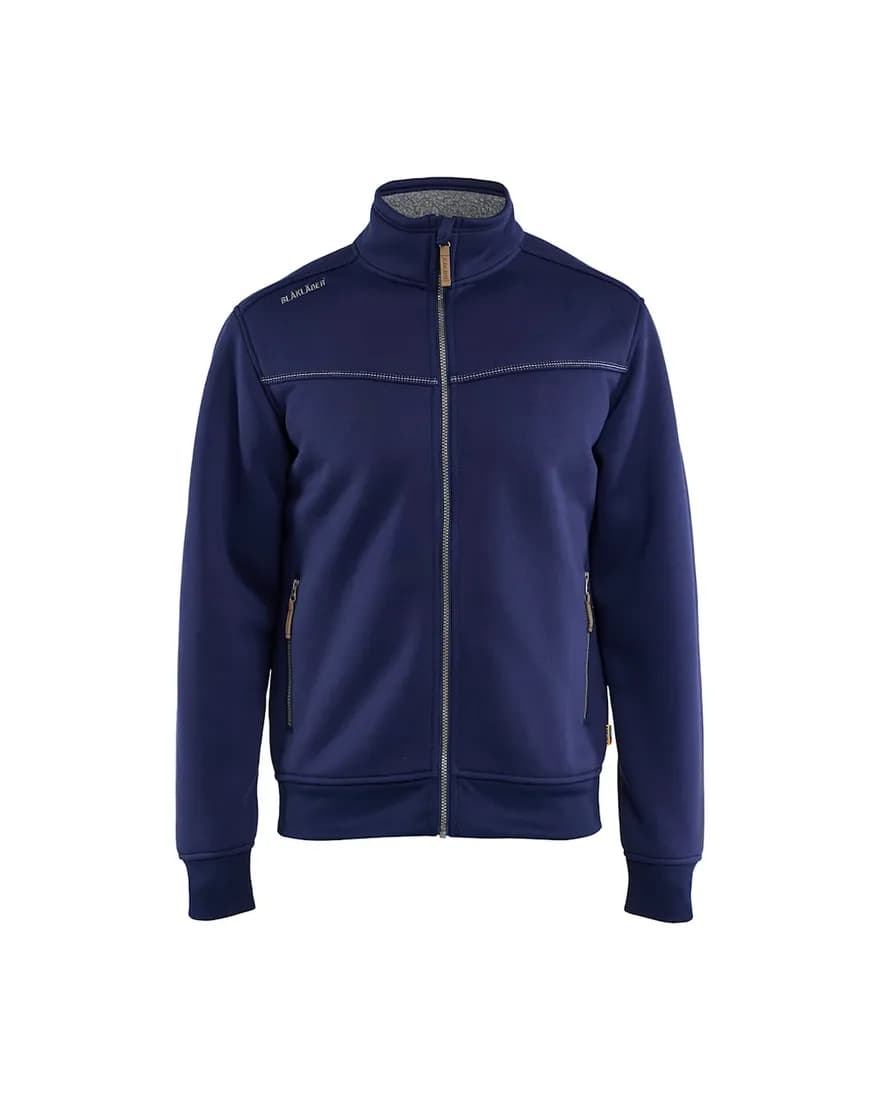 Sweatjacke mit Sherpa-Futter
