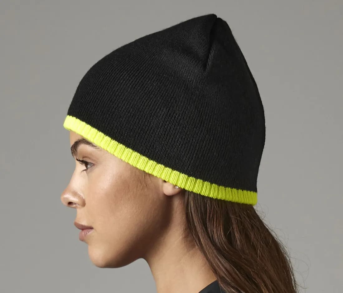 Two-Tone Pull-On Beanie