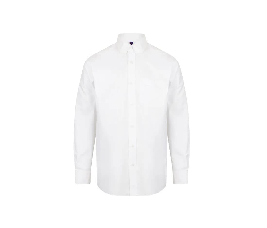 Classic Oxford Long Sleeved Shirt – Blanc
