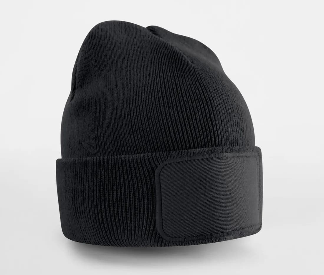 Kinder Beanie «Original Patch» – Schwarz