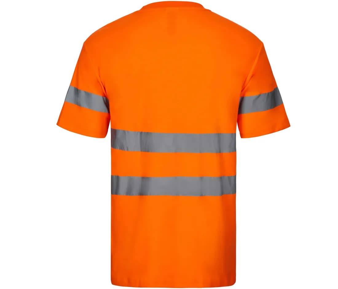 Tee-Shirt en Coton/Polyester Haute Visibilité – Orange fluo – vue de dos