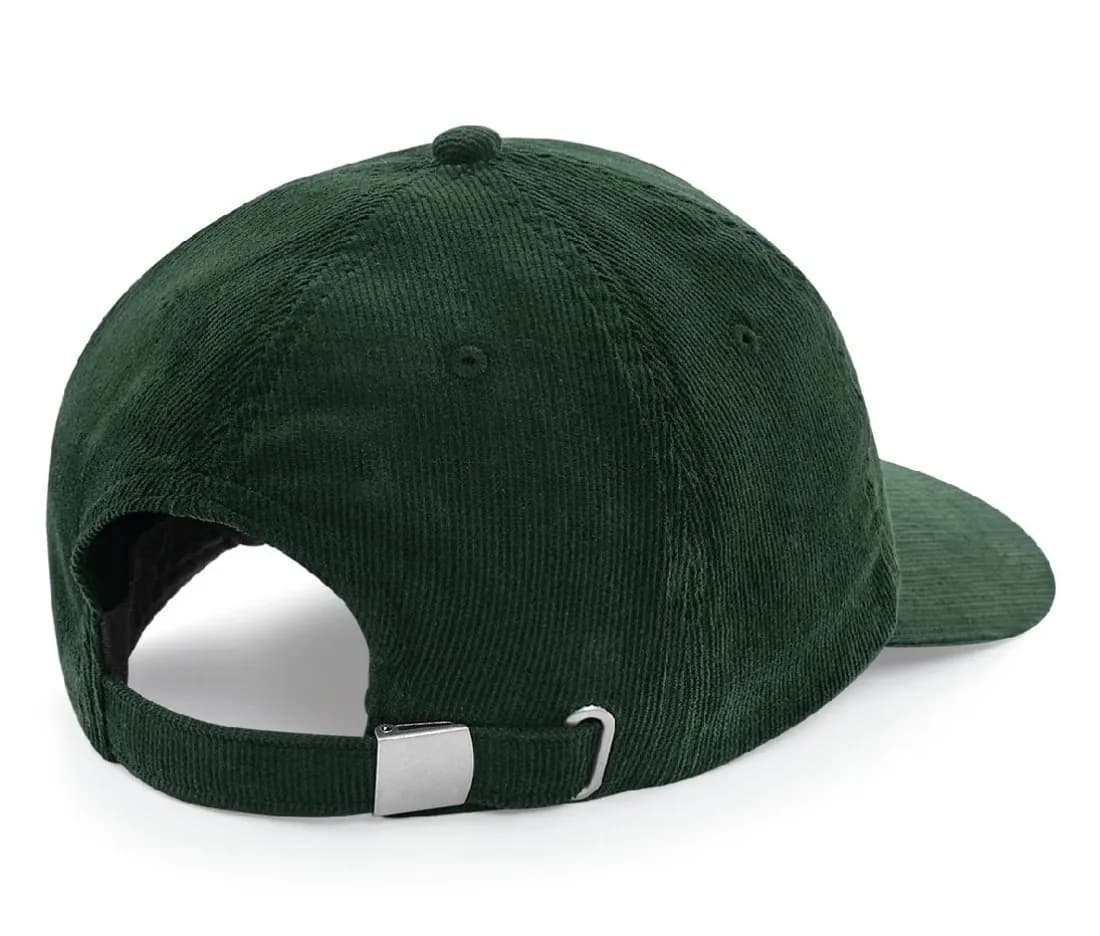 Heritage Cord Cap – Oliv – Rückansicht