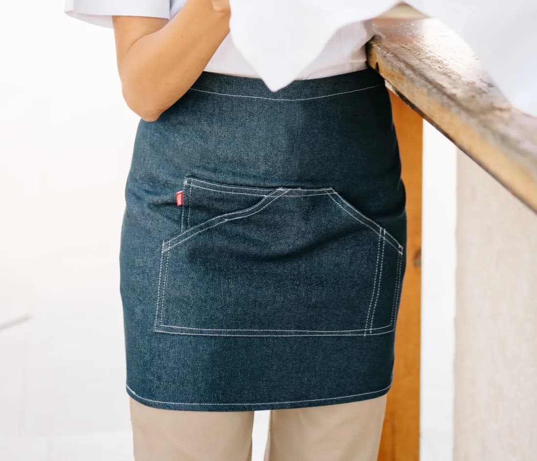 Short Denim Apron