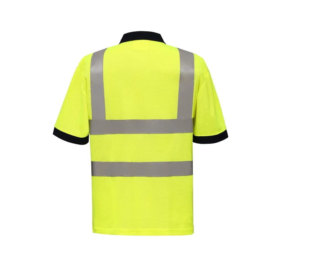 Warnschutz-Poloshirt Kurzarm