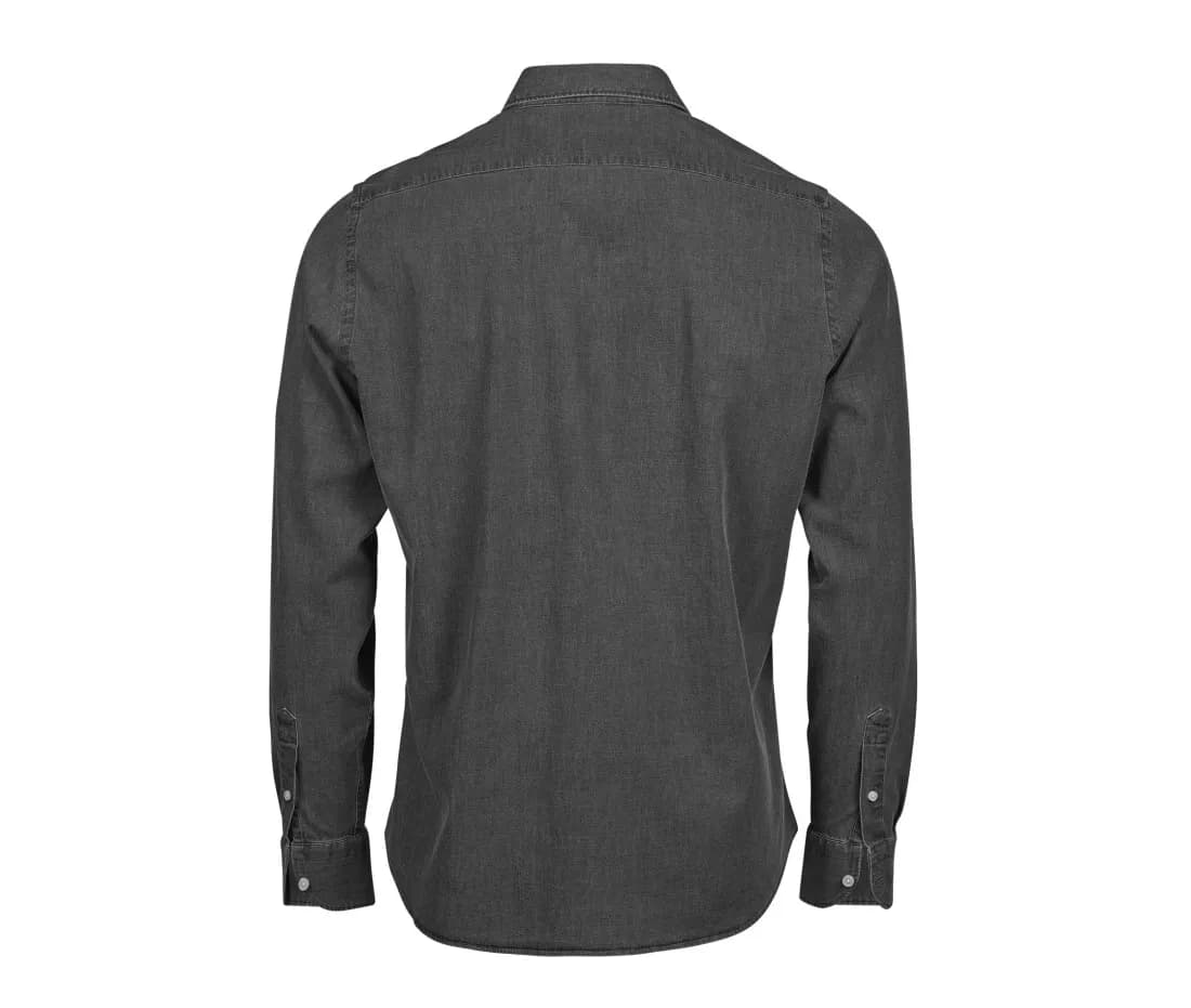 Denim Shirt – Schwarz – Rückansicht