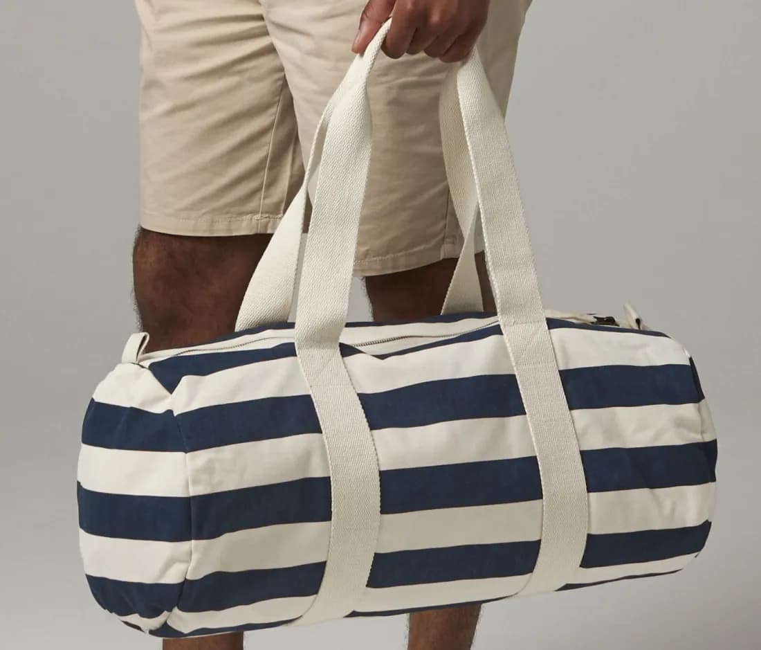 Nautical Barrel Bag