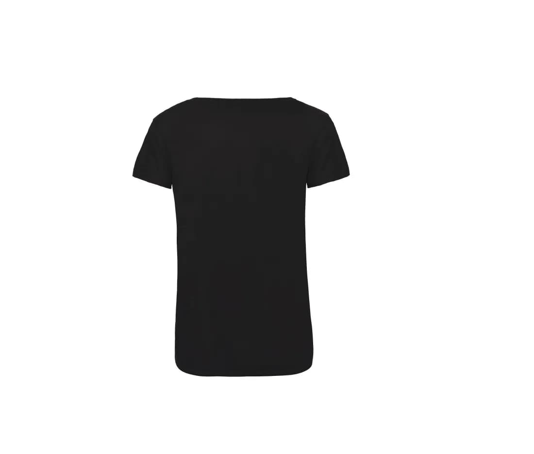 Tri-Blend Women – Schwarz – Rückansicht