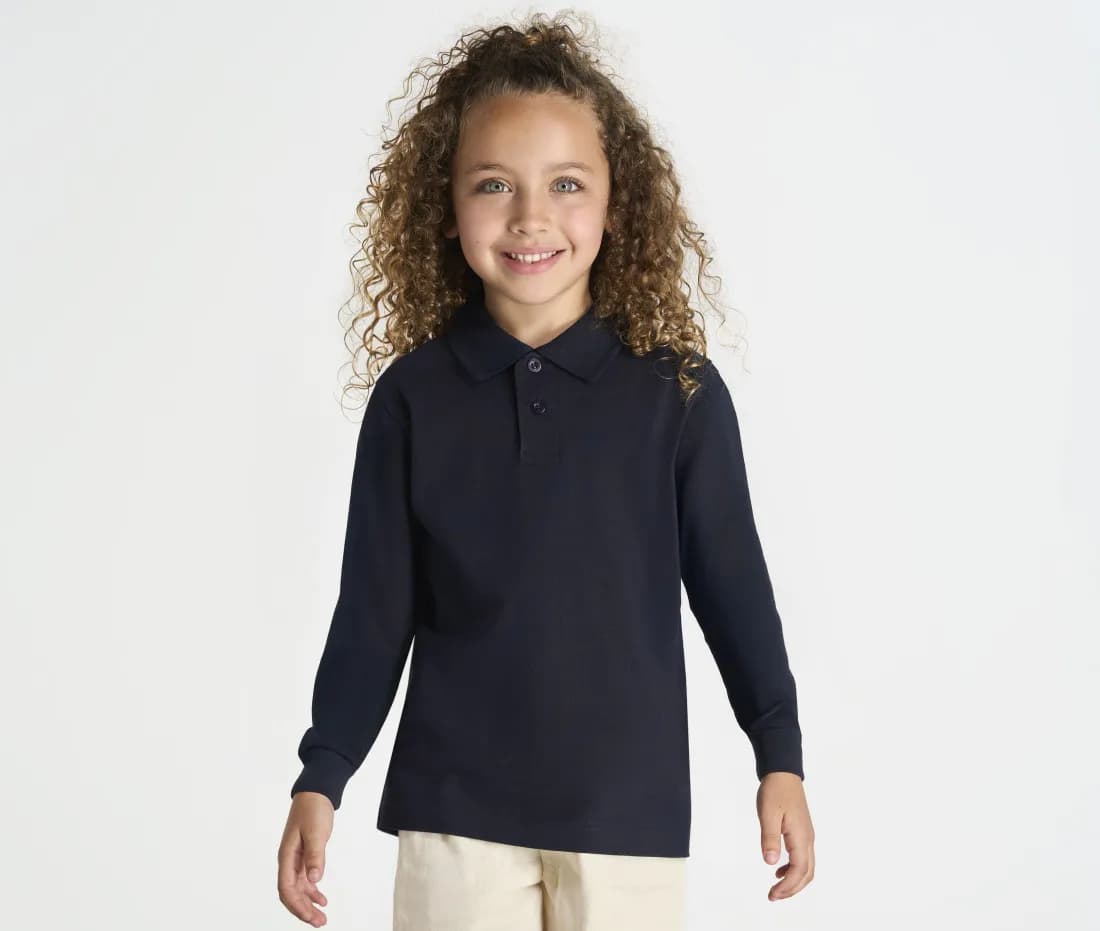 Kid Ls Unisex Polo