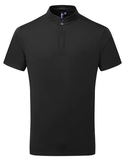 Essential ’Coolchecker®’ Chefs Shirt - Short Sleeve – Schwarz