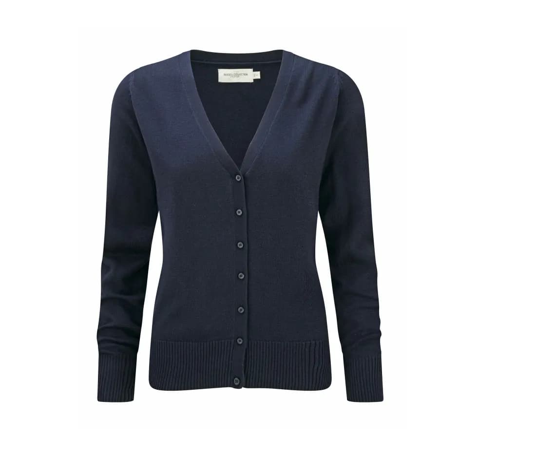 Cardigan col V femme – Marine foncé