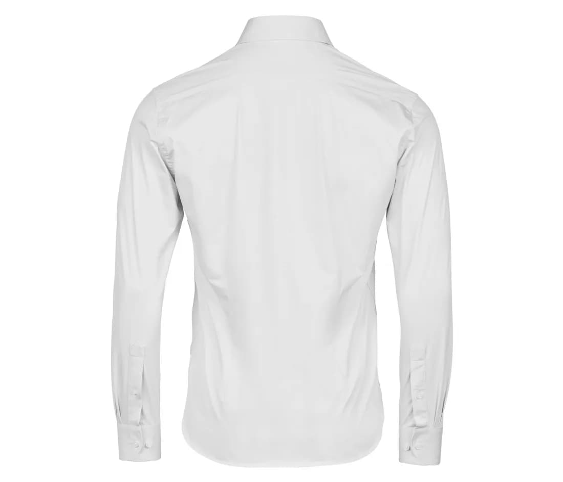 Active Stretch Shirt – Blanc – vue de dos