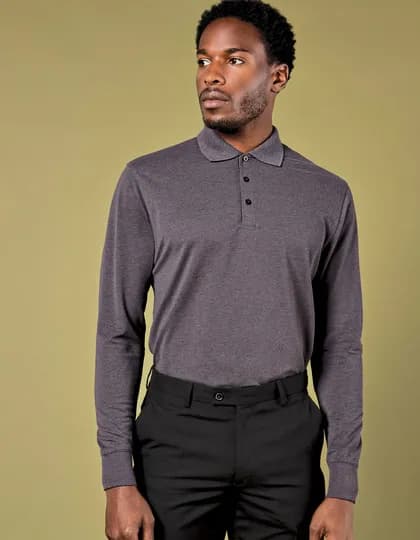 Men’s Classic Fit Long Sleeve Polo Shirt
