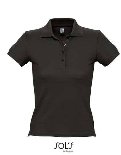 Women’s Polo People 210 – Schwarz