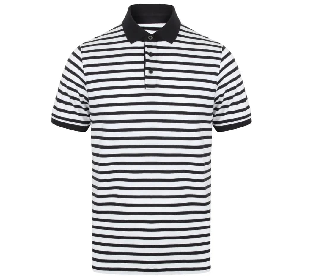 Polo rayé en jersey