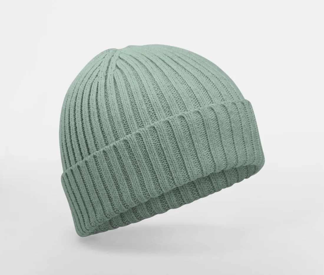 Kinder Beanie aus Bio-Baumwolle – Grün