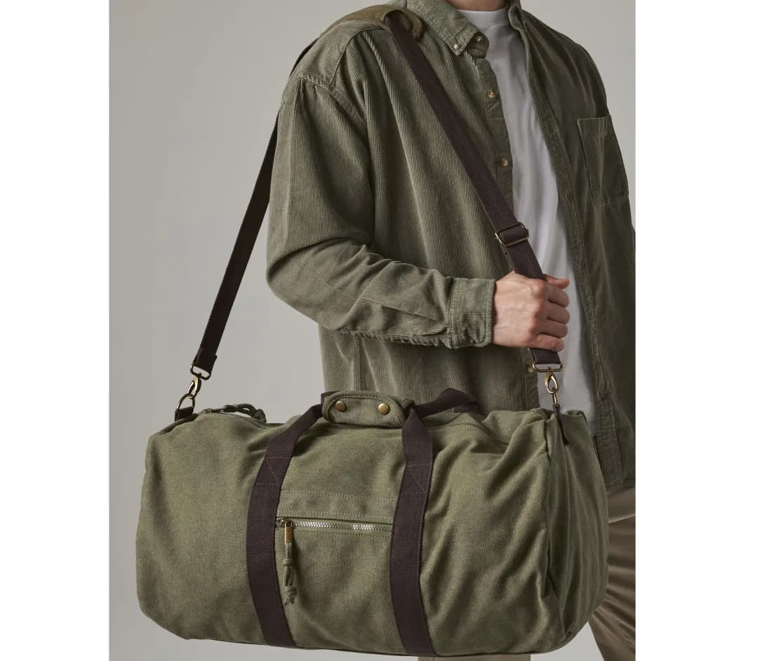 Vintage Canvas Holdall