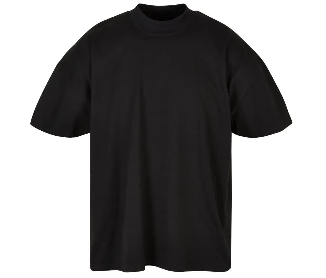 Oversized Mock Neck Tee