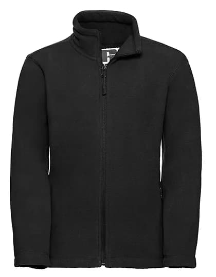 Kids Full Zip Outdoor Fleece – Noir