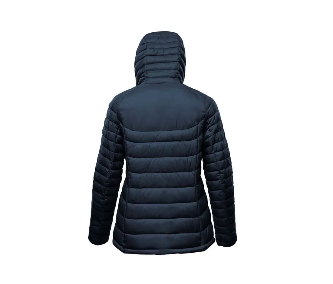 Veste matelassée «Stavanger» femme – Marine / Anthracite – vue de dos