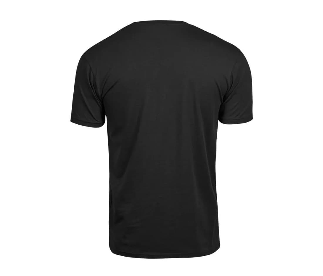 Stretch Tee – Schwarz – Rückansicht