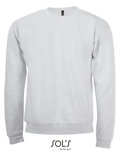 Men’s Spider Round-Neck Sweatshirt – Hellgrau meliert