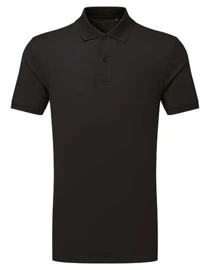 Men’s Recycled Polyester Performance Polo – Schwarz