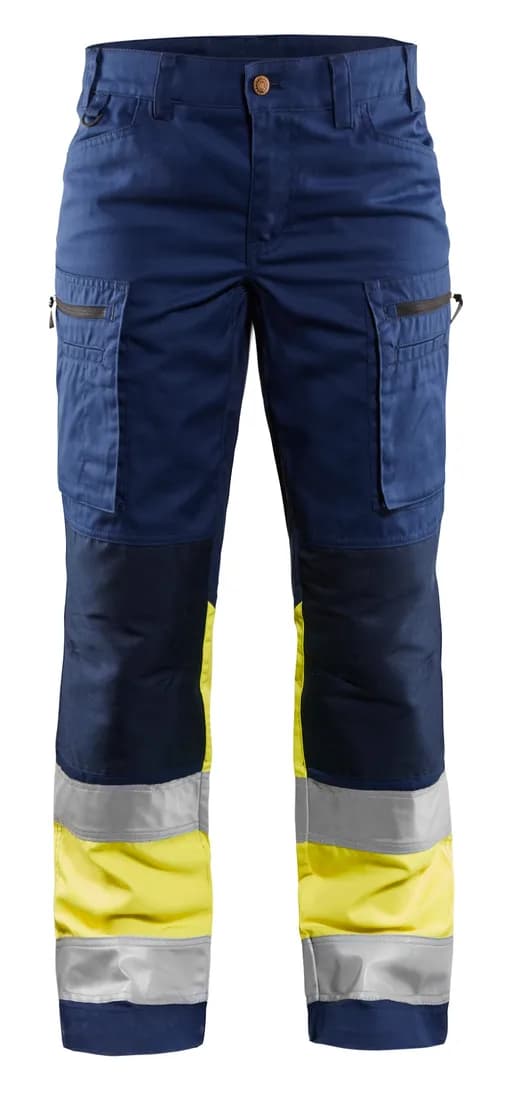 Damen High Vis Arbeitshose mit Stretch