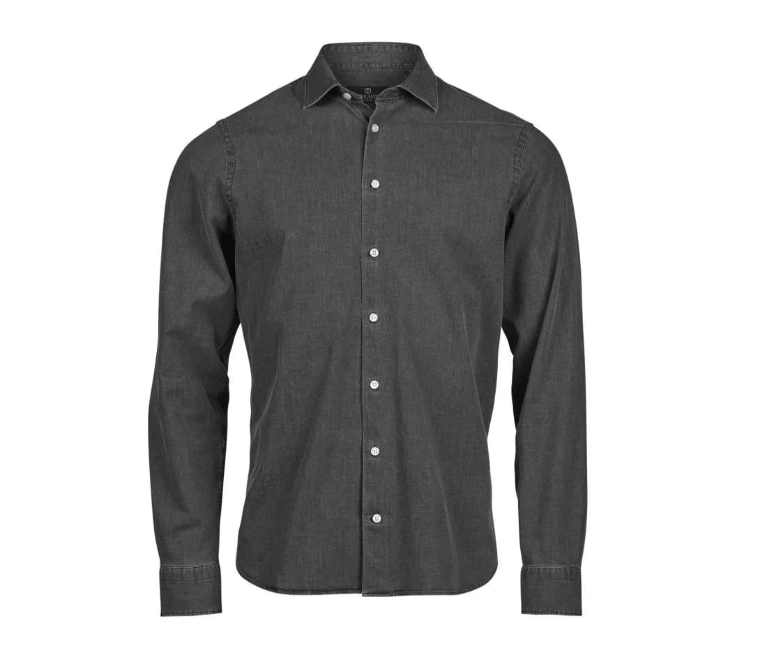 Denim Shirt – Schwarz