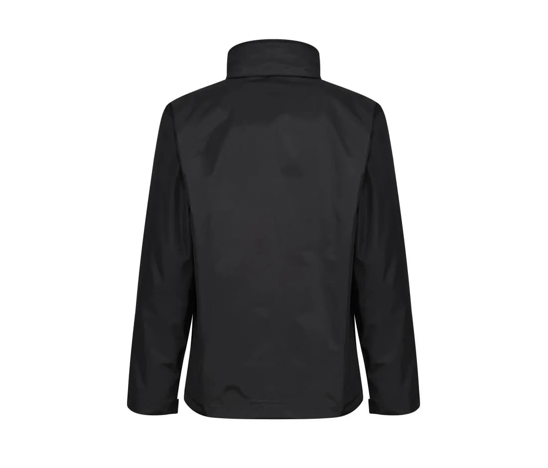 Wasserdichte 3-in-1-Jacke «Classic» – Schwarz – Rückansicht