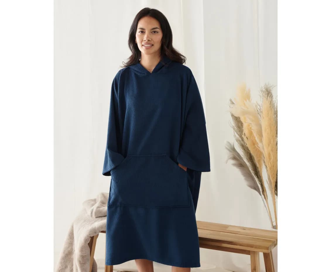 Adults' Towelling Poncho