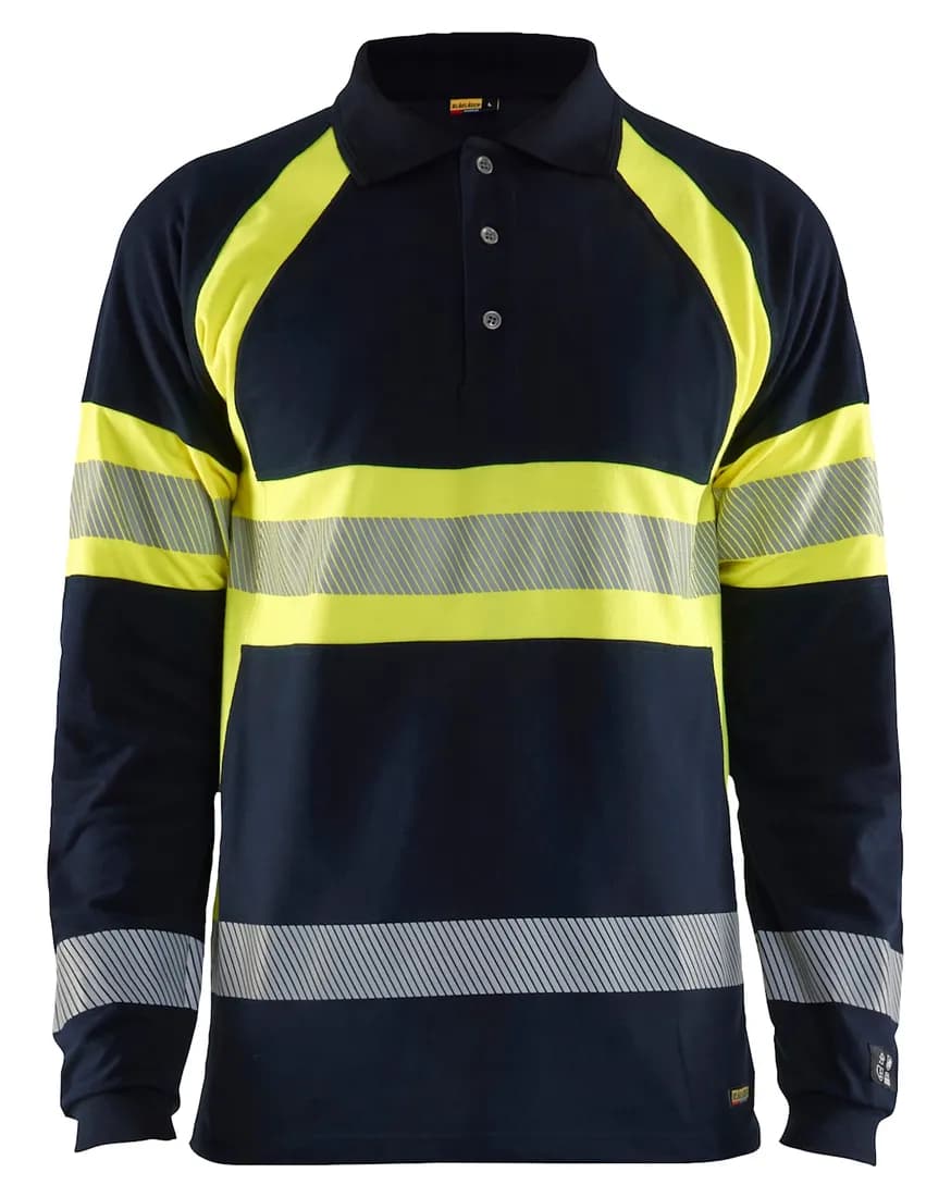 Multinorm Langarm Poloshirt Inhärent