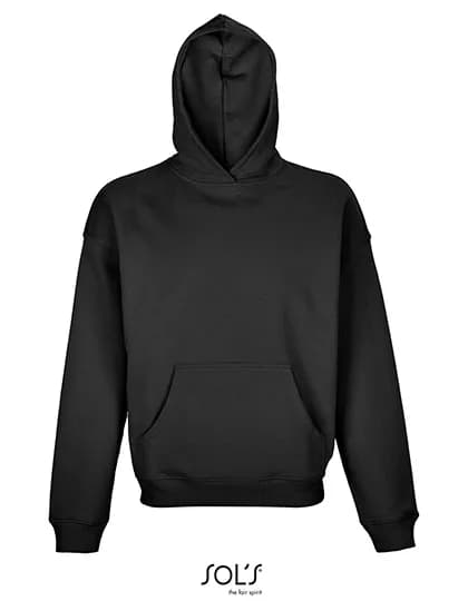 Unisex Connor Oversized Hoodie – Schwarz