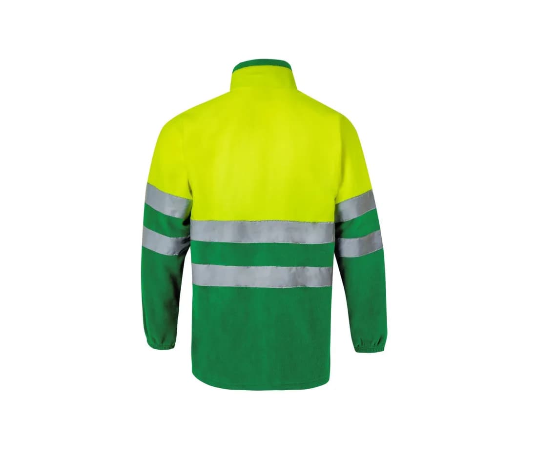 Veste polaire bicolore haute visibilité