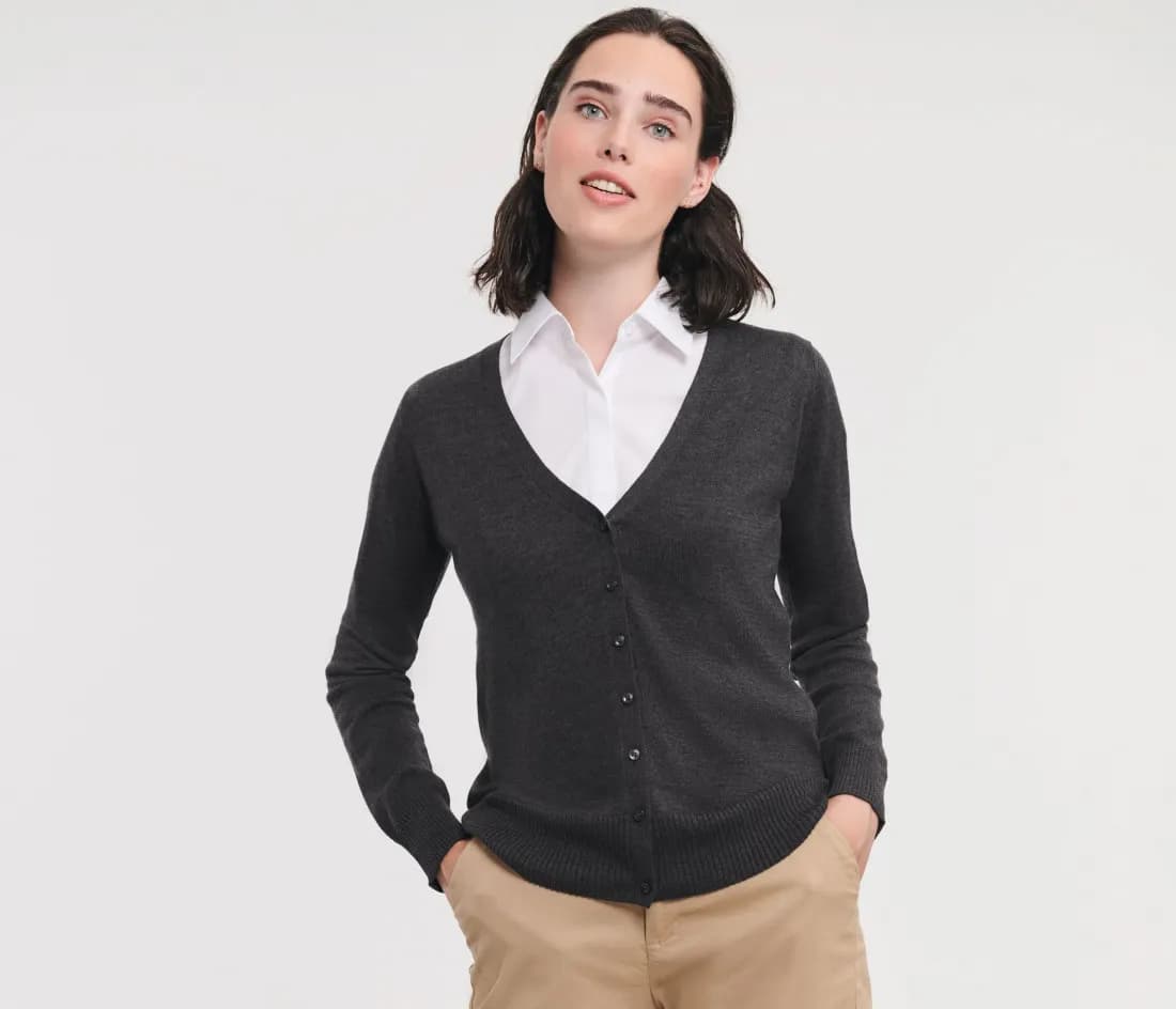 Women's V-Neck Knitted Cardigan