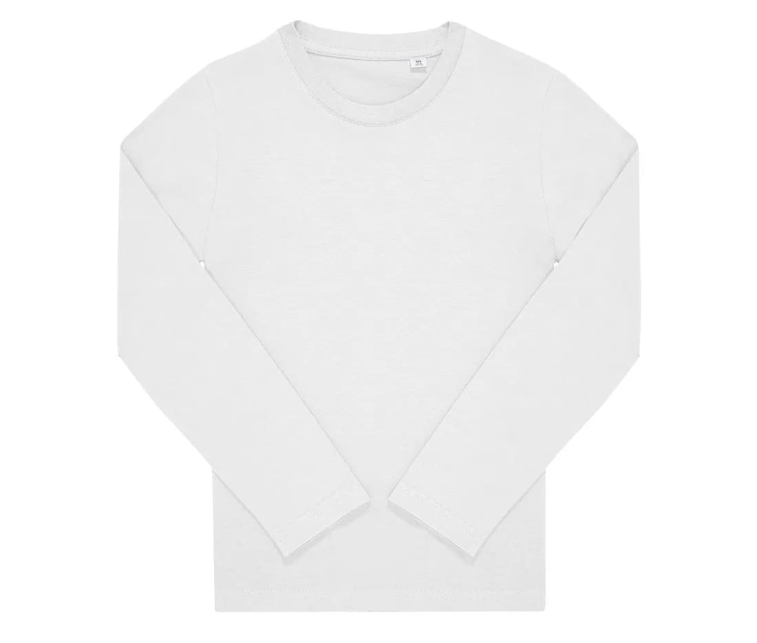 T-shirt manches longues «#E150» enfant – Blanc