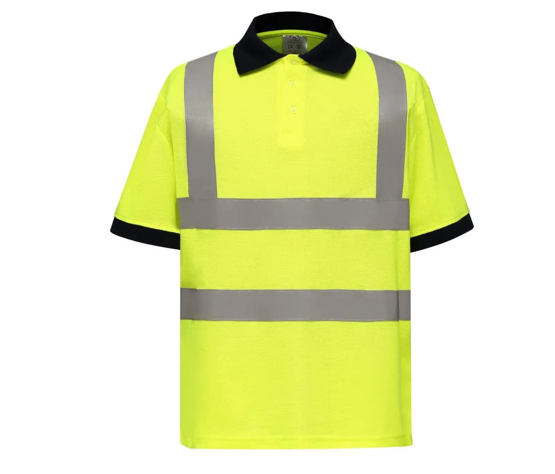 Warnschutz-Poloshirt Kurzarm