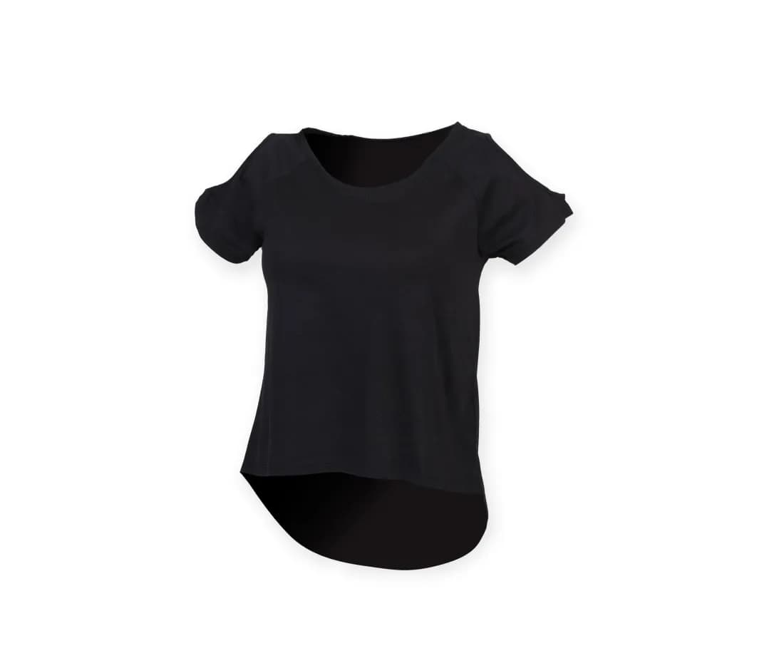 T-Shirt with Drop Tail